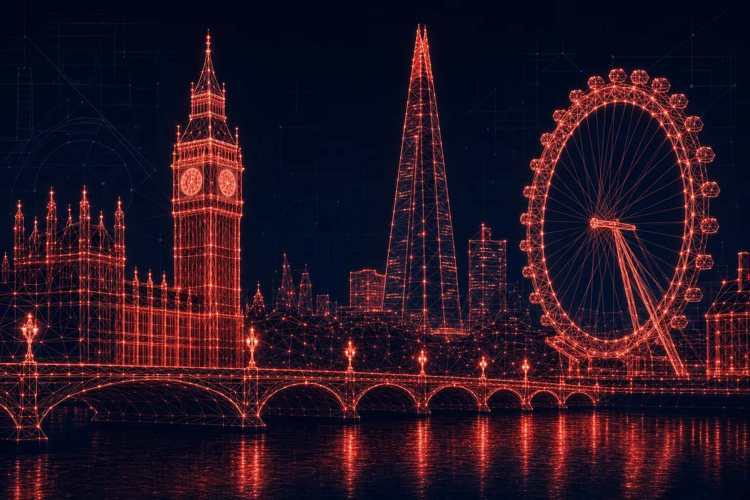Illustrated skyline of London — Photoplan property media coverage