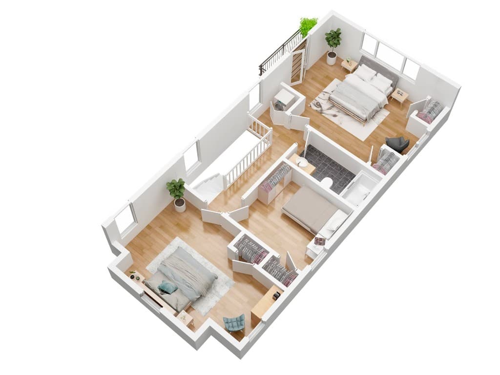 New Builds 3D floor plan by Photoplan