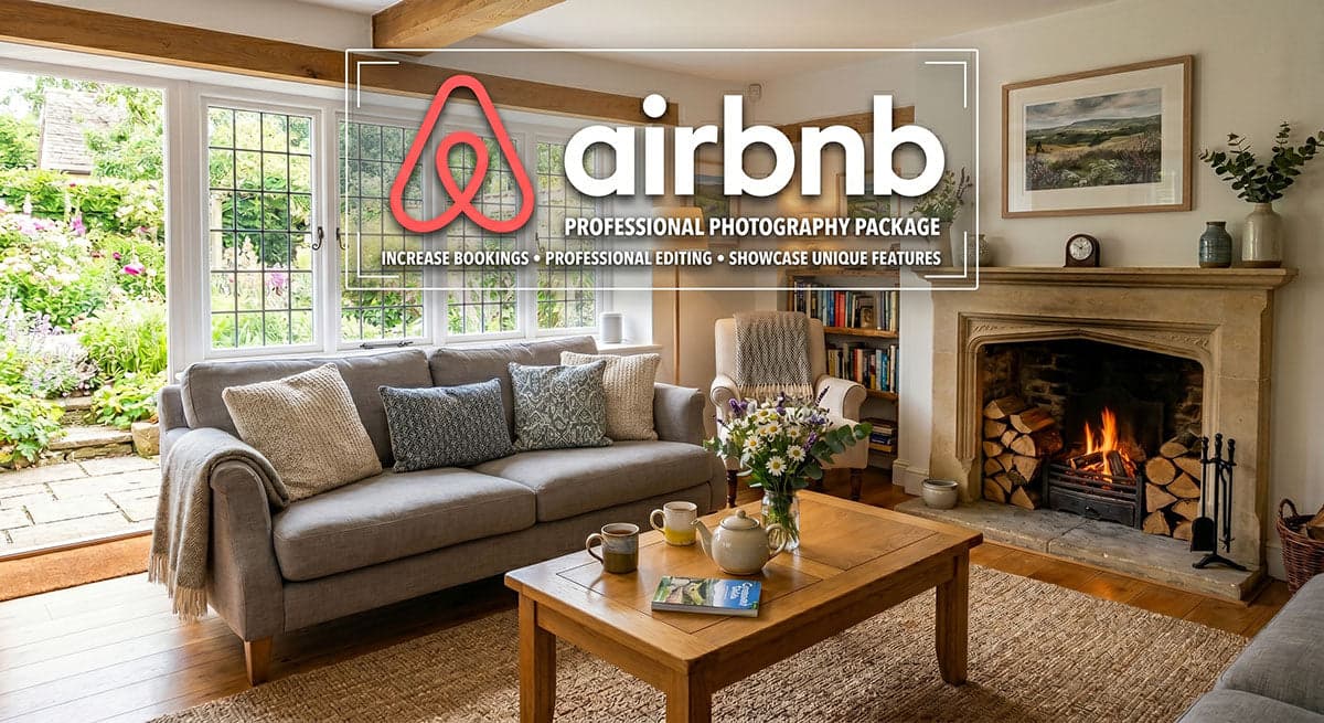 Airbnb professional photography package — increase bookings, professional editing, showcase unique features