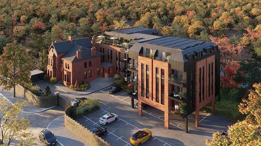 Photoreal residential development Property CGI for house builder marketing by Photoplan