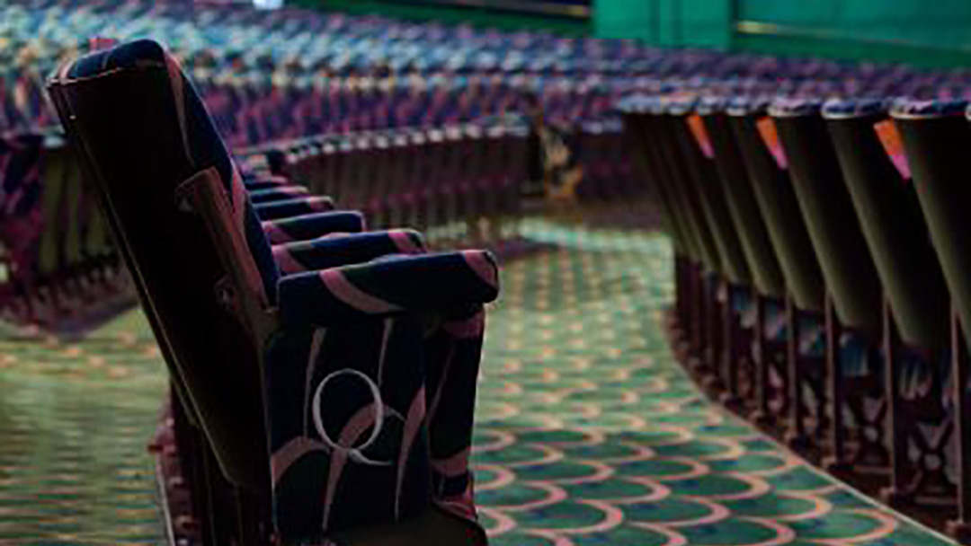 Apollo Victoria Theatre seating plan showing stalls and dress circle